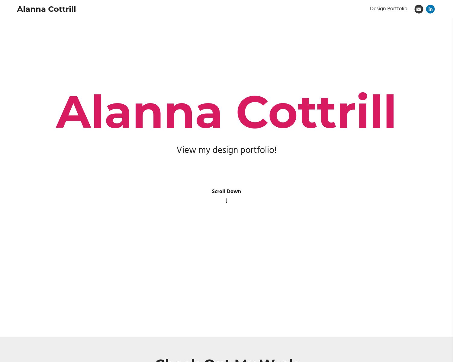 Alanna Cottrill Portfolio Alanna Cottrill Portfolio