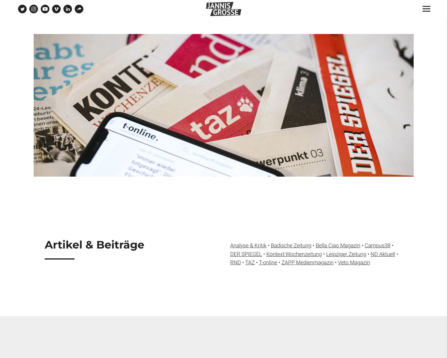 Jannis Große | Freier Journalist Portfolio Jannis Große | Freier Journalist Portfolio