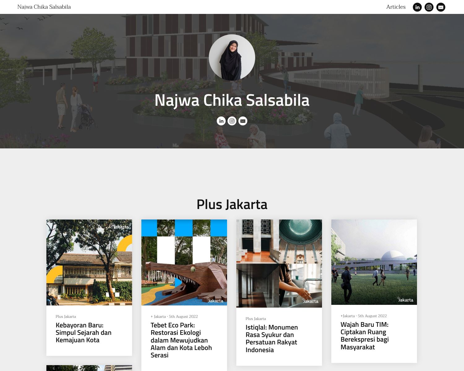 Najwa Chika Salsabila Portfolio Najwa Chika Salsabila Portfolio