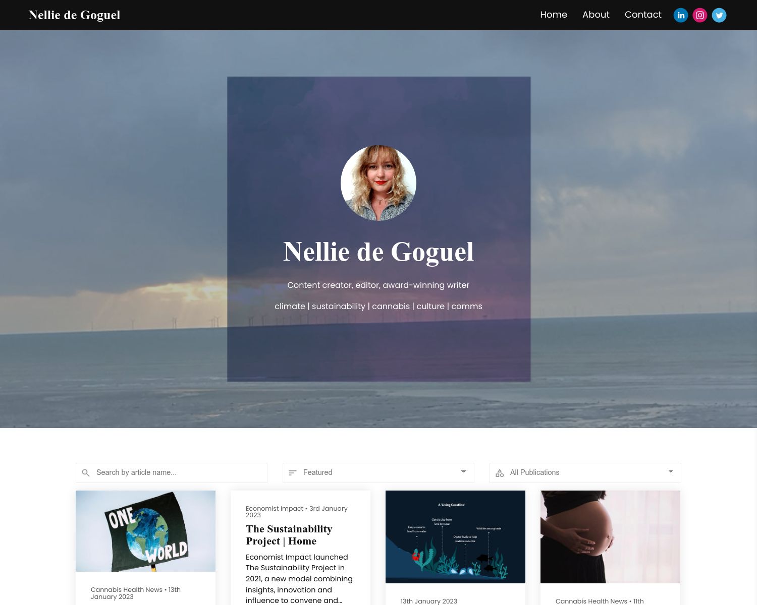 Nellie de Goguel Portfolio Nellie de Goguel Portfolio